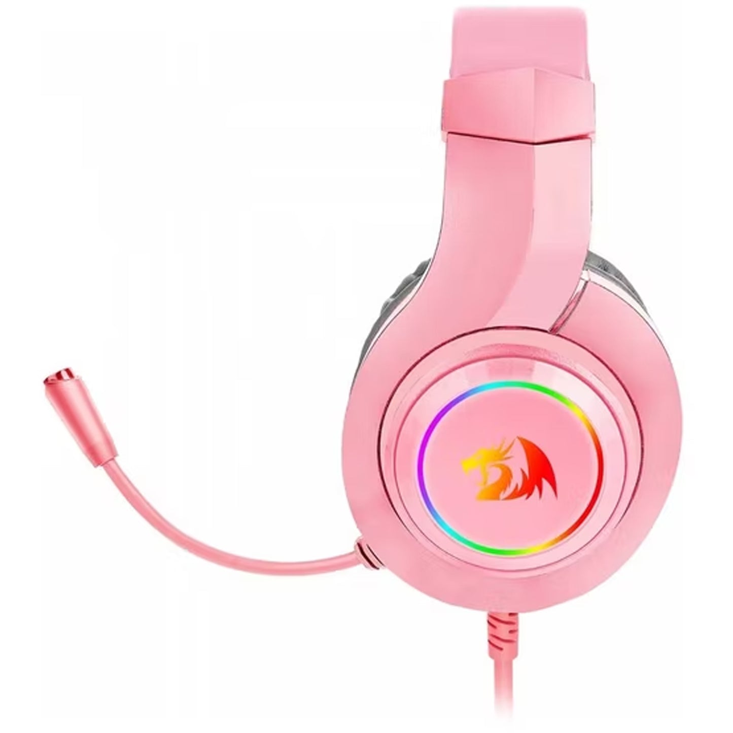 Audifono Gamer Redragon Hylas Pink H260P RGB - Crazygames