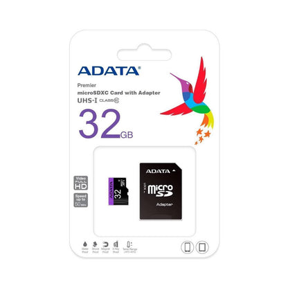 Memoria Micro Sd Adata UHS-1 Clase 10 32gb 80Mbps Crazygames