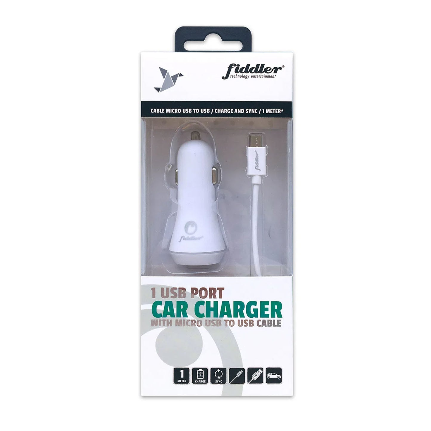 Cargador De Auto 2 Puerto USB + Cable Micro USB FD-C0034