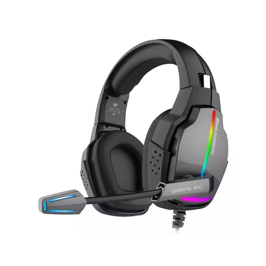 Audífono Gamer Rgb Beexcellent Gm-8 Black Multiplataforma