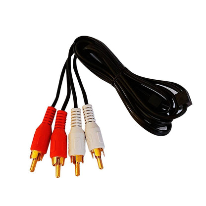 Cable Audio Estereo 2 RCA Macho a 2 RCA Macho 3mts MA-1421