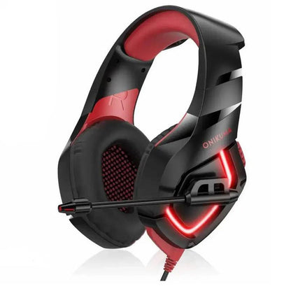 Audifono Gamer Onikuma K1 B Multiplataforma Black And Red