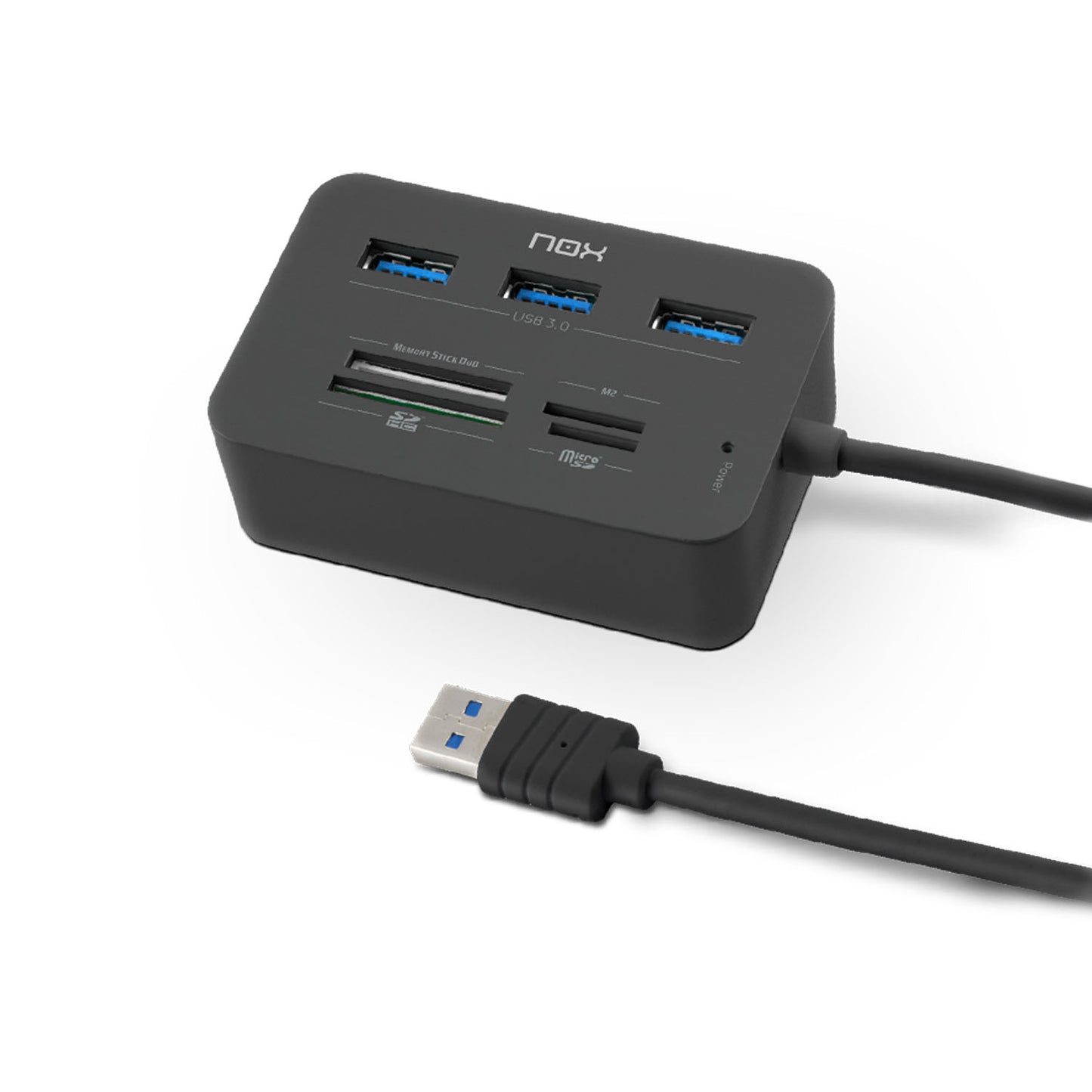 Lector de tarjetas Nox Reader One + Hub USB 3.0