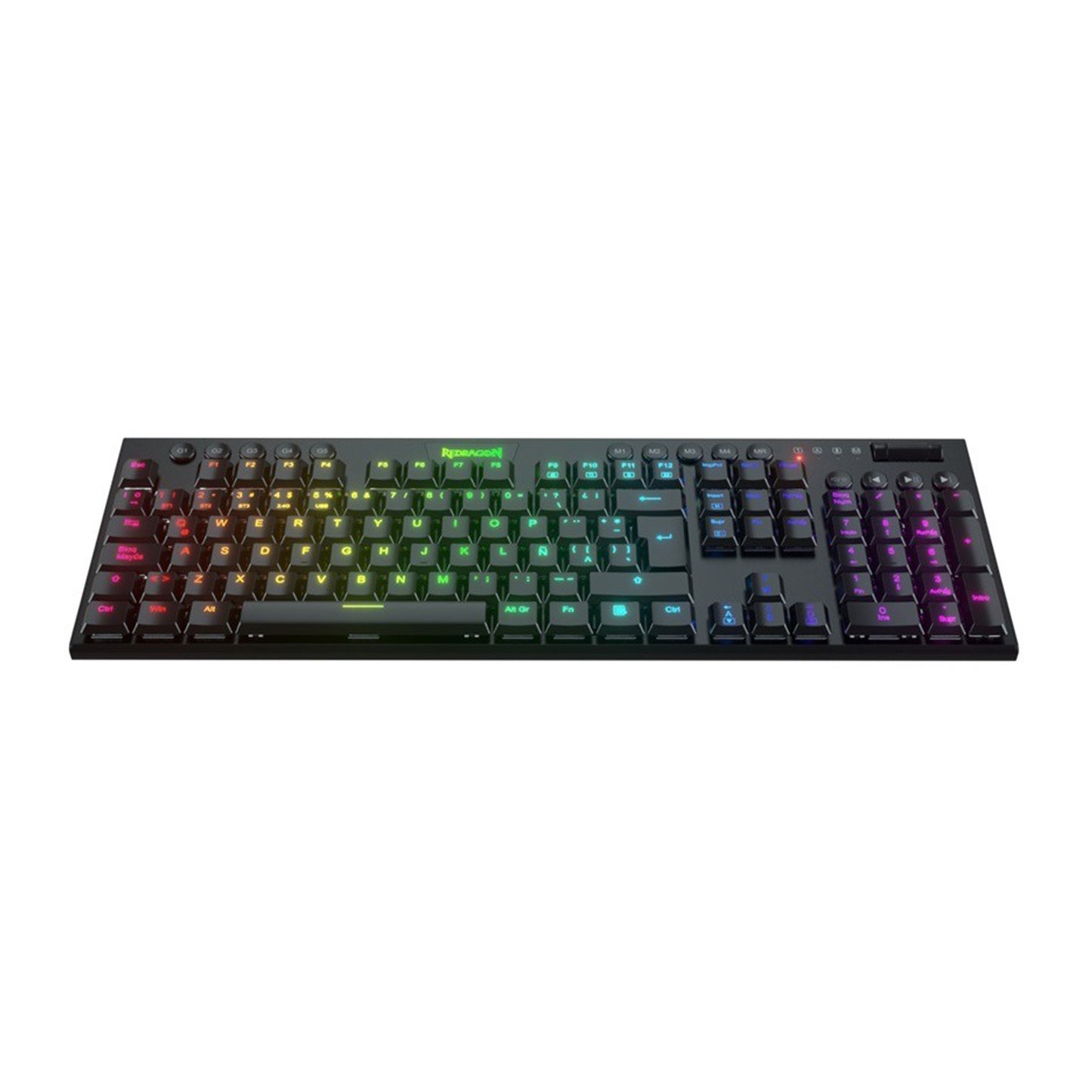 Teclado Mecánico Redragon Horus Black K619-rgb Cableado