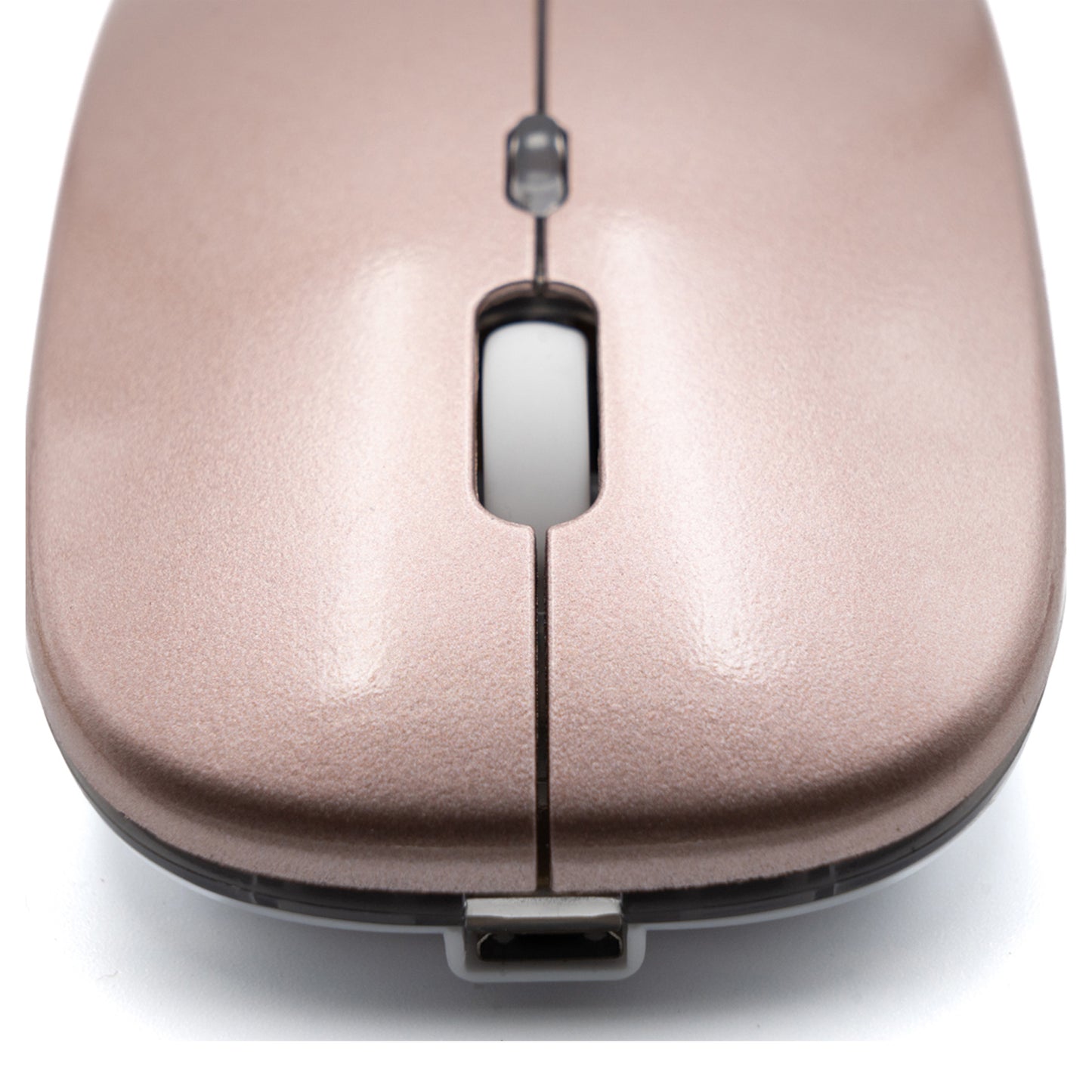 Mouse Inalámbrico y Bluetooth recargable Rosa TM100516