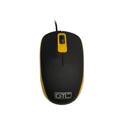 Mouse Wired GTC MOG-200 Yellow*