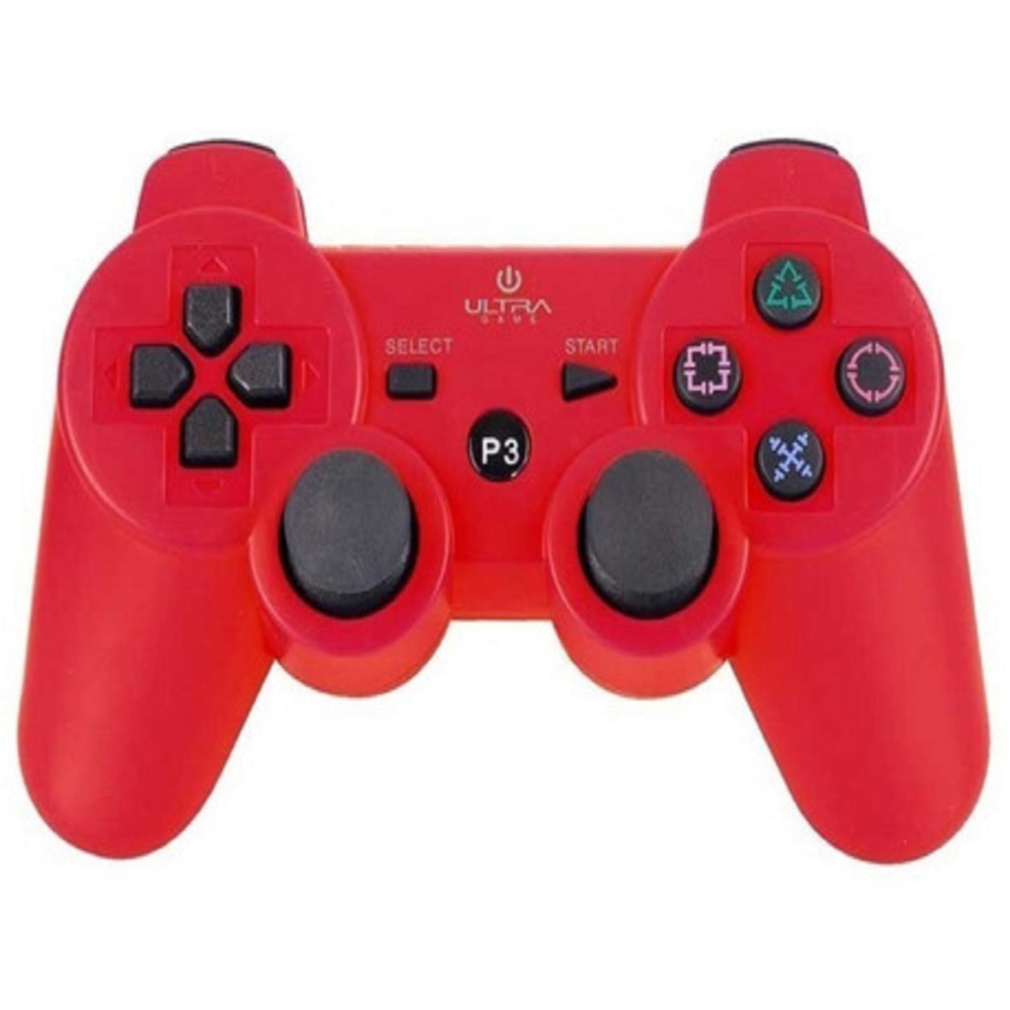 Control Compatible Ps3 Rojo Inalambrico Ultra