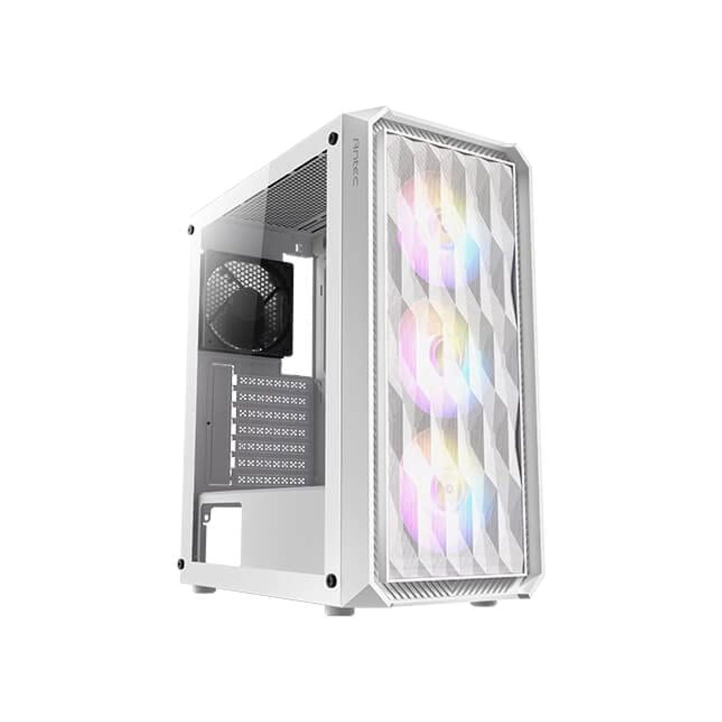 Gabinete Gamer Antec NX292 White Mid Tower + 3 Ventiladores