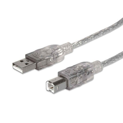 Cable Para Impresoras Usb 2.0 A Macho B Macho 480mbps 1.8mts