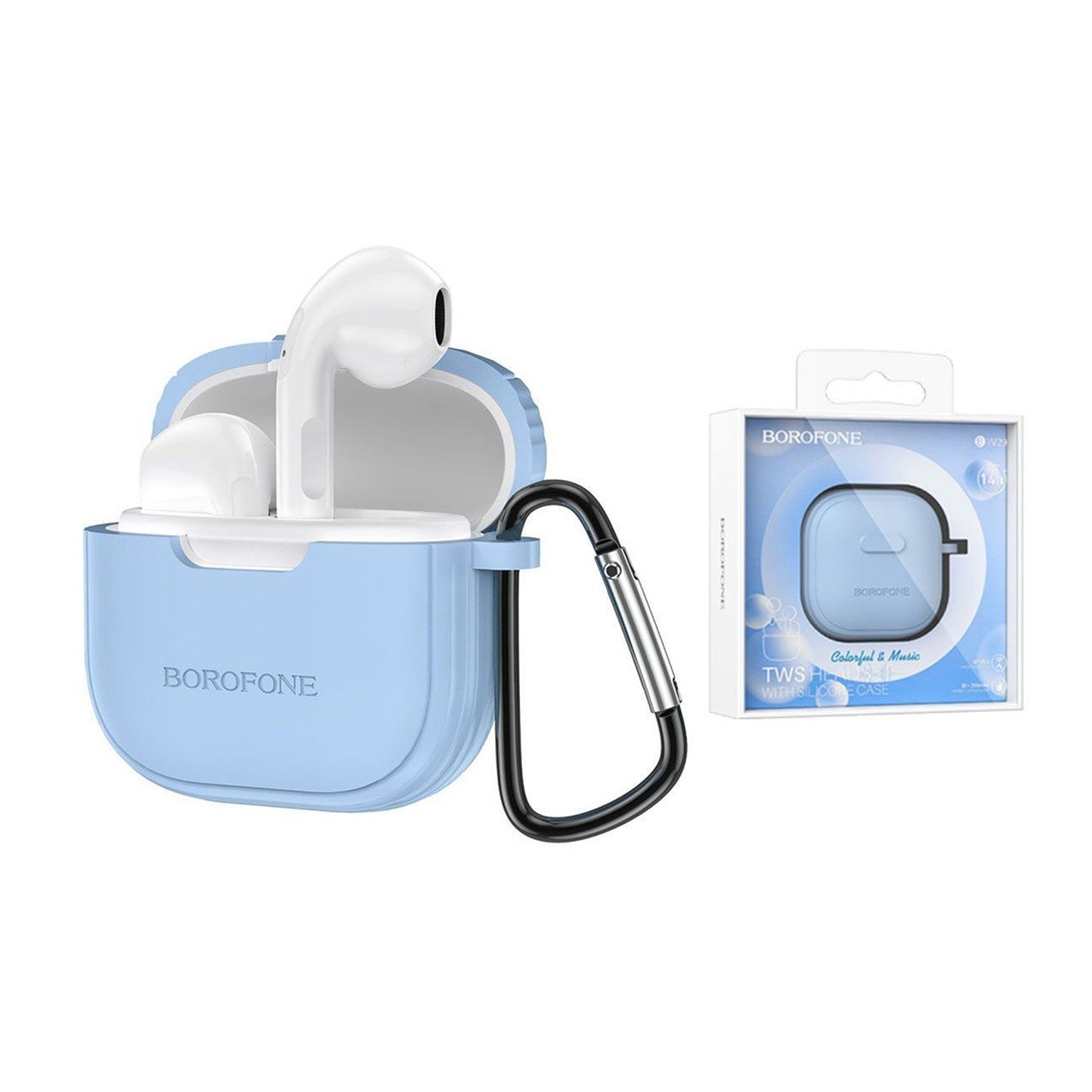 Audífono True Wireless Borofone BW29 Azure Blue