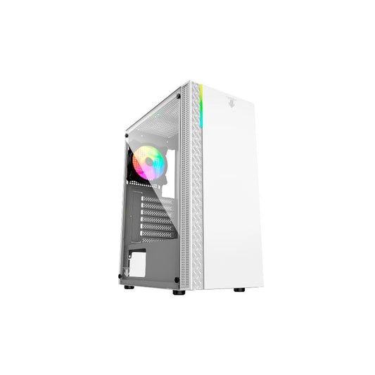 Gabinete Gamer Morpheus 8010-W White incluye 4 Fan Rgb