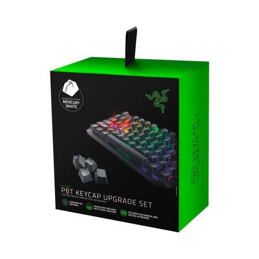 Keycaps Kit de 120 Teclas PBT Razer Mercury - Crazygames