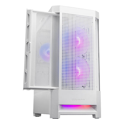 GABINETE GAMER COUGAR DUOFACE ARGB WHITE - 3 VENTILADORES*