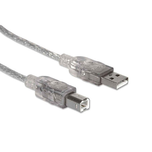 Cable Para Impresoras Usb 2.0 A Macho B Macho 480mbps 1.8mts