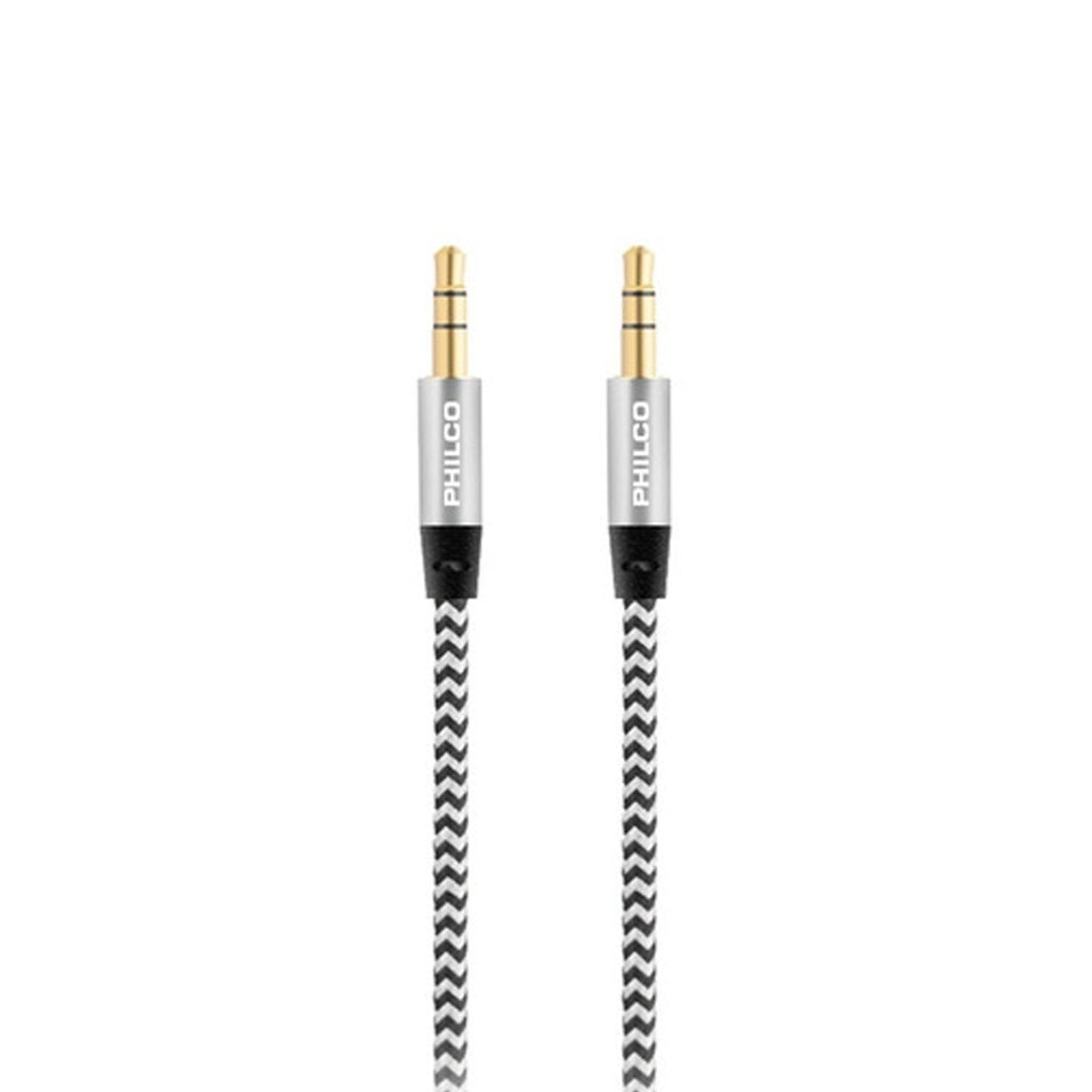 Cable Auxiliar Philco Trenzado 3.5mm 1 Metro - Crazygames