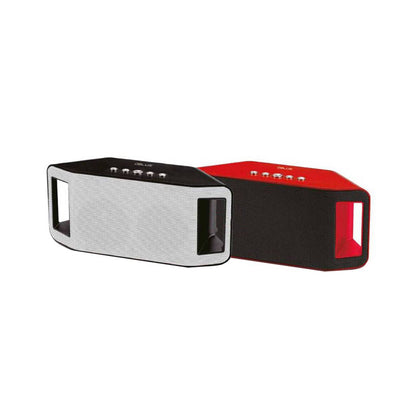 Parlante Bluetooth Portatil DBS110 Rojo/Negro - Crazygames