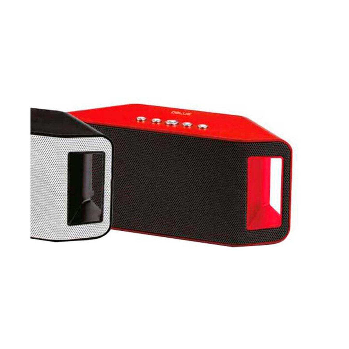 Parlante Bluetooth Portatil DBS110 Rojo/Negro - Crazygames