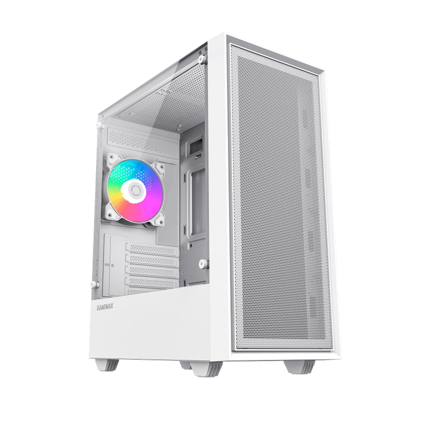 Gabinete Gamer Gamemax Storm White Mid Tower + 1 Fan