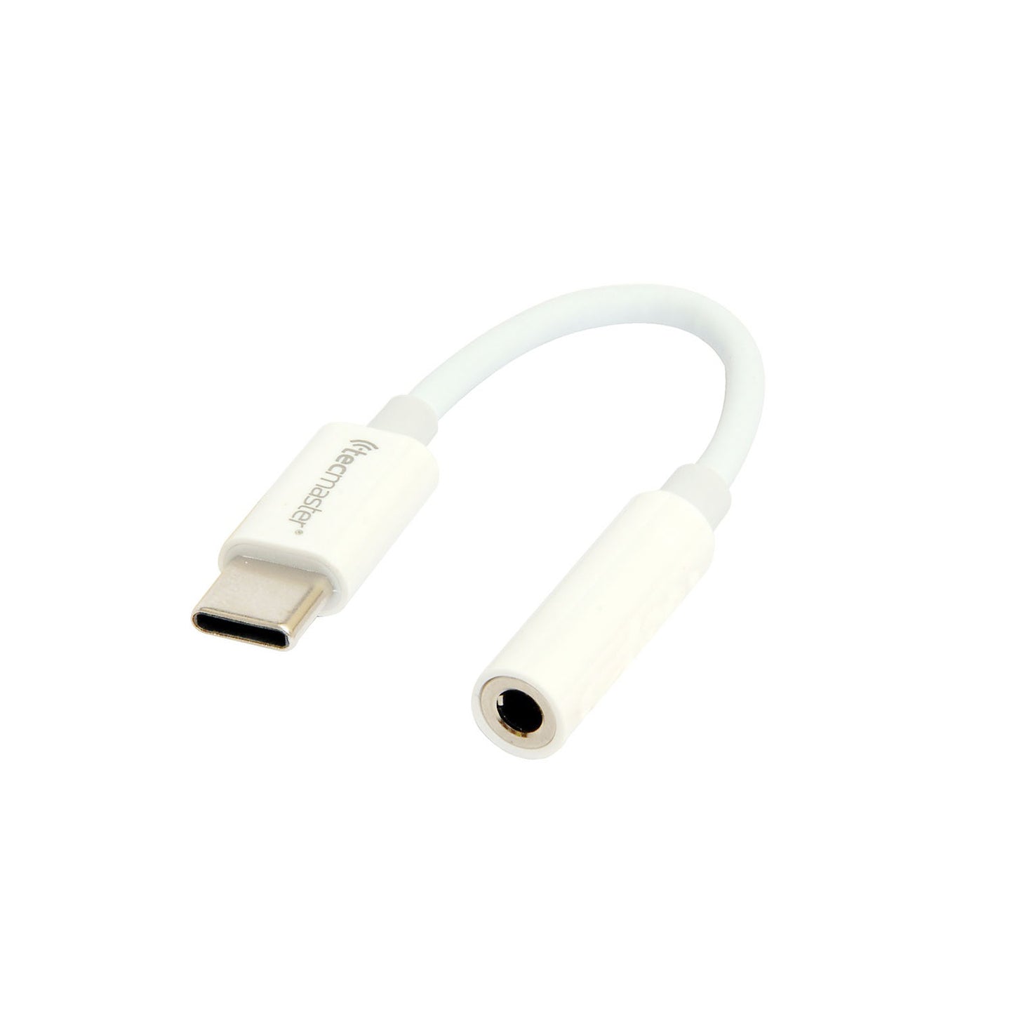 Adaptador De Audio Tipo-C A 3.5 Multicompatible Blanco