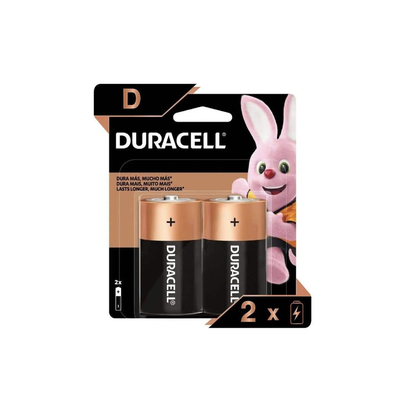 Pila Alcalina Duracell D x 2 Unidades