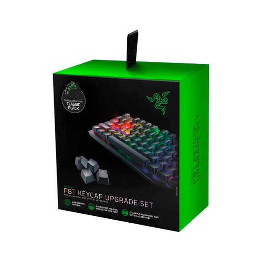 Keycaps Kit de 120 Teclas PBT Razer Black - Crazygames