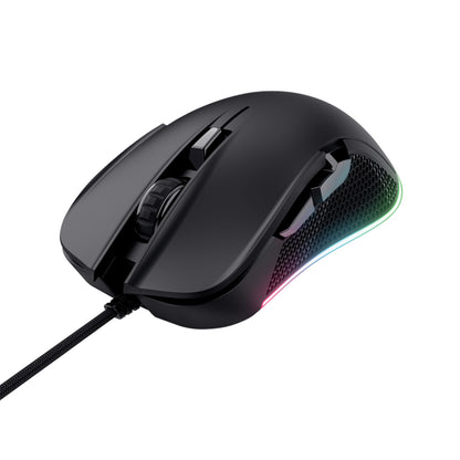 Mouse Gamer Ecologico Trust Ybar Gxt 922 BLACK