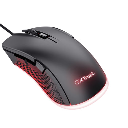 Mouse Gamer Ecologico Trust Ybar Gxt 922 BLACK