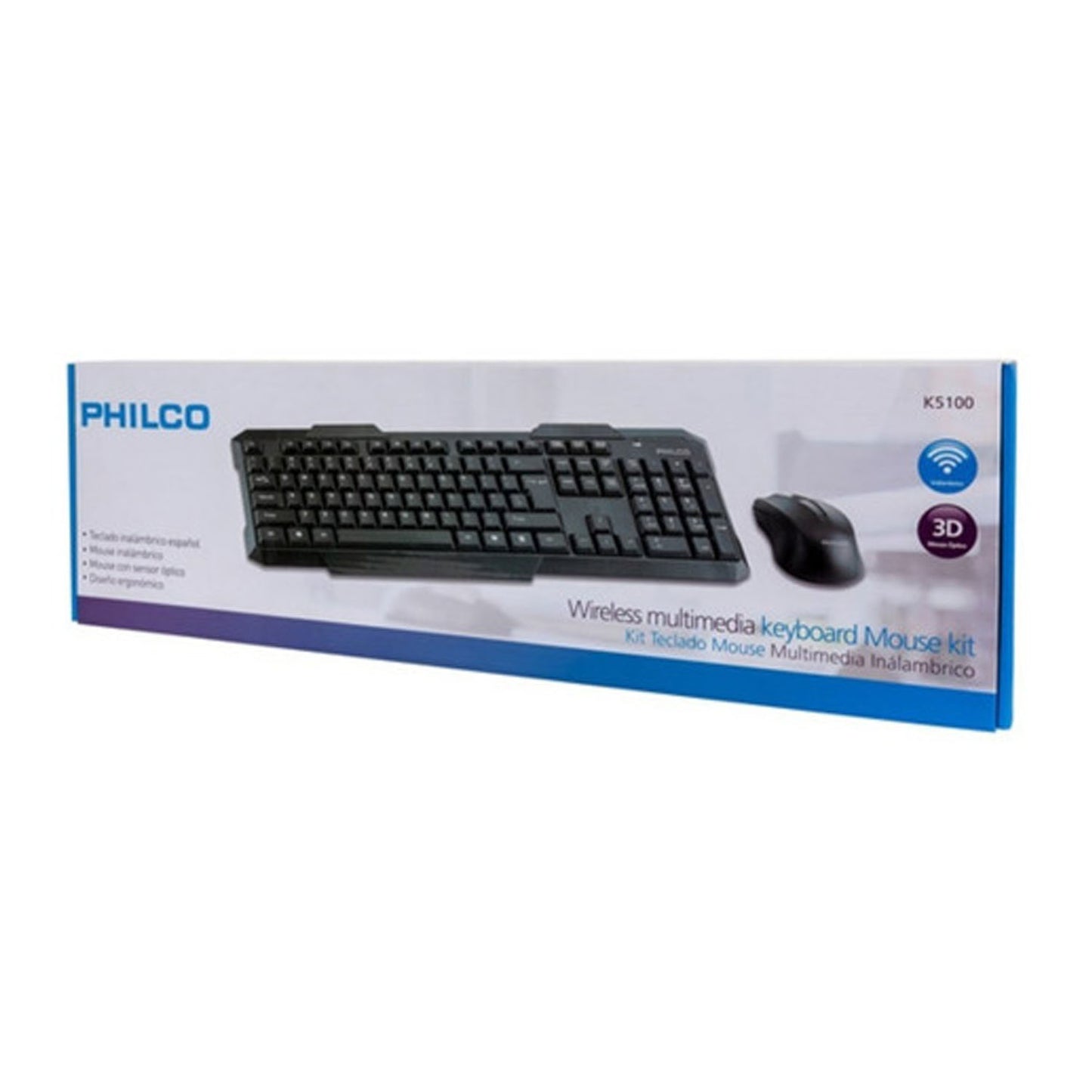 Kit Mouse Y Teclado Inalambrico Philco K5100 - Crazygames