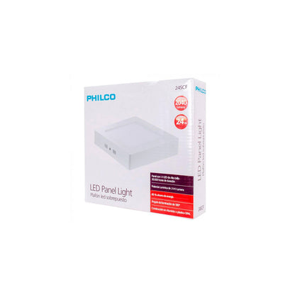 Plafon Led Superpuesto 24w 2040 Lumens Tamaño 300x300 PHILCO