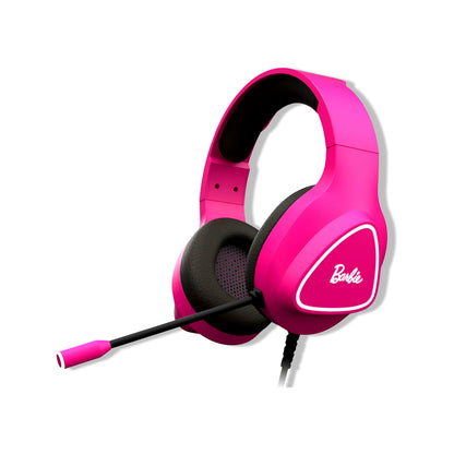 Audifono Gamer Khali Barbie Edition, conexión 2x3.5 (requiere adaptador)*