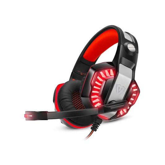 Audífono Gamer Rgb Beexcellent Gm-2 Red Multiplataforma