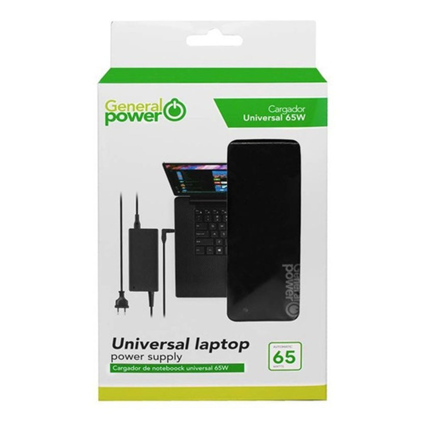 Cargador Universal Notebook 65w General Power 65sli