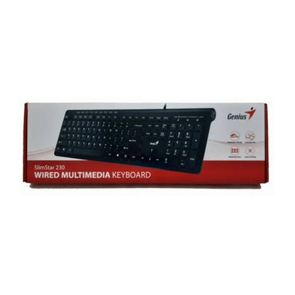 Teclado Multimedia Genius Slimstar 230 Blanco - Crazygames