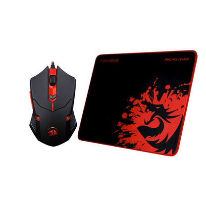 Kit 4 en 1 Redragon K552-BB-2 Teclado/Mouse/Audífono/Padmous