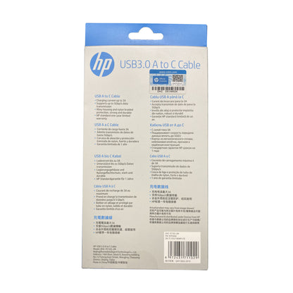 Cable HP Usb 3.0 A Tipo-C Aluminio 2MTS 9YF04AA