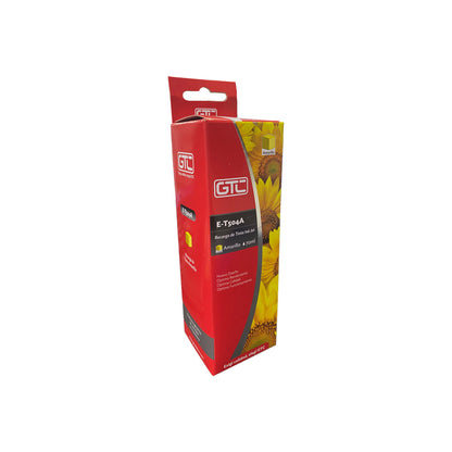 Botella Tinta T504 Yellow 70ml Compatible EPSON Eco Tank