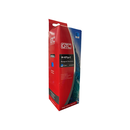 Botella De Tinta Cyan H-GT52C Compatible HP 100ml