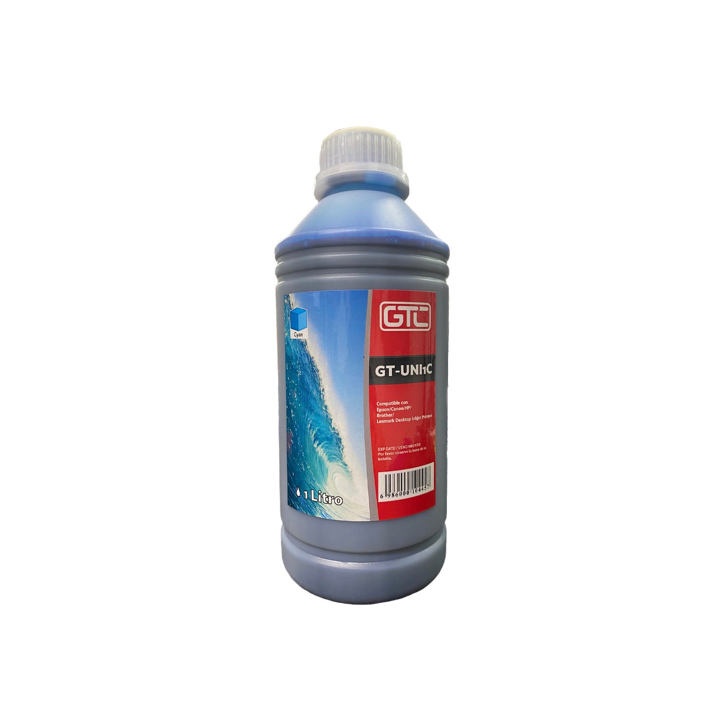 Botella Tinta Cyan Universal Compatible HP Epson Broth. 1LT