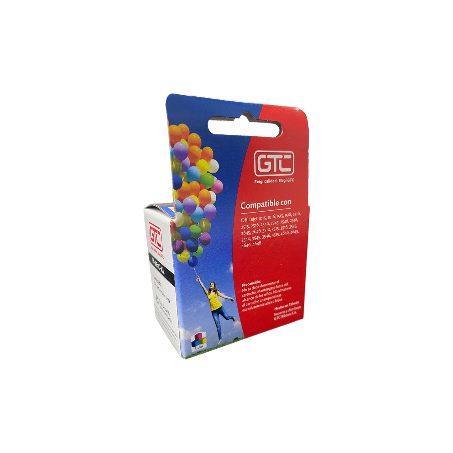 Cartucho De Impresora 662 XL Color GTC Compatible HP 21ml