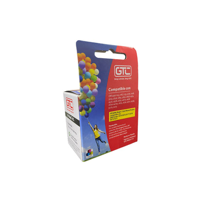 Cartucho De Impresora 664 XL Color GTC Compatible HP 21ml