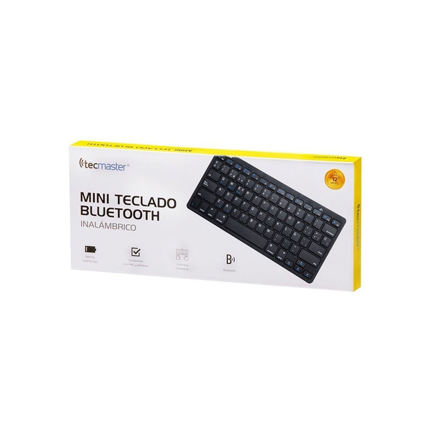 Mini-teclado Bluetooth Tecmaster Negro - Crazygames