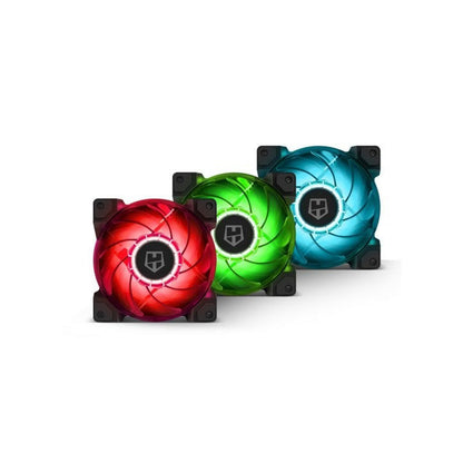 Nox Hummer Pack 3 Ventiladores H-SYNC RGB 120mm*