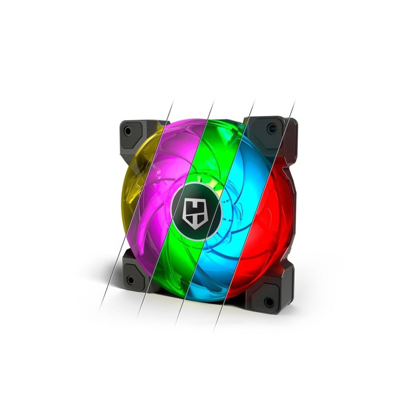 Nox Hummer Pack 3 Ventiladores H-SYNC RGB 120mm*