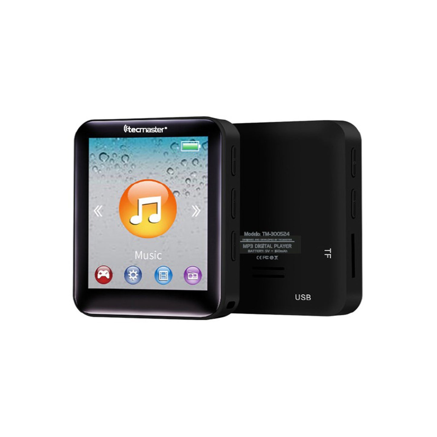 Reproductor Mp3 Touch Screen Bluetooth 16gb Tm-300524