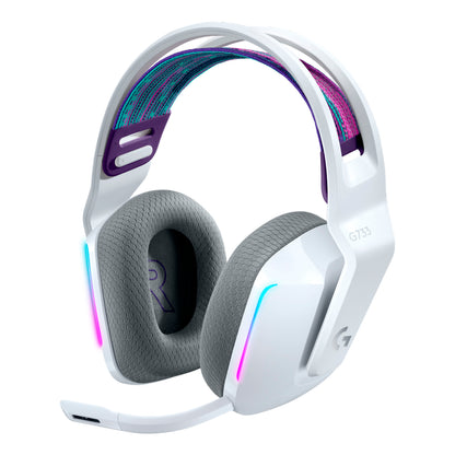 Audífonos Logitech G733 Inalámbricos Lightspeed Rgb Blanco