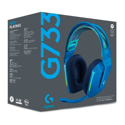 Audífonos Logitech G733 Inalámbricos Lightspeed Rgb Azul