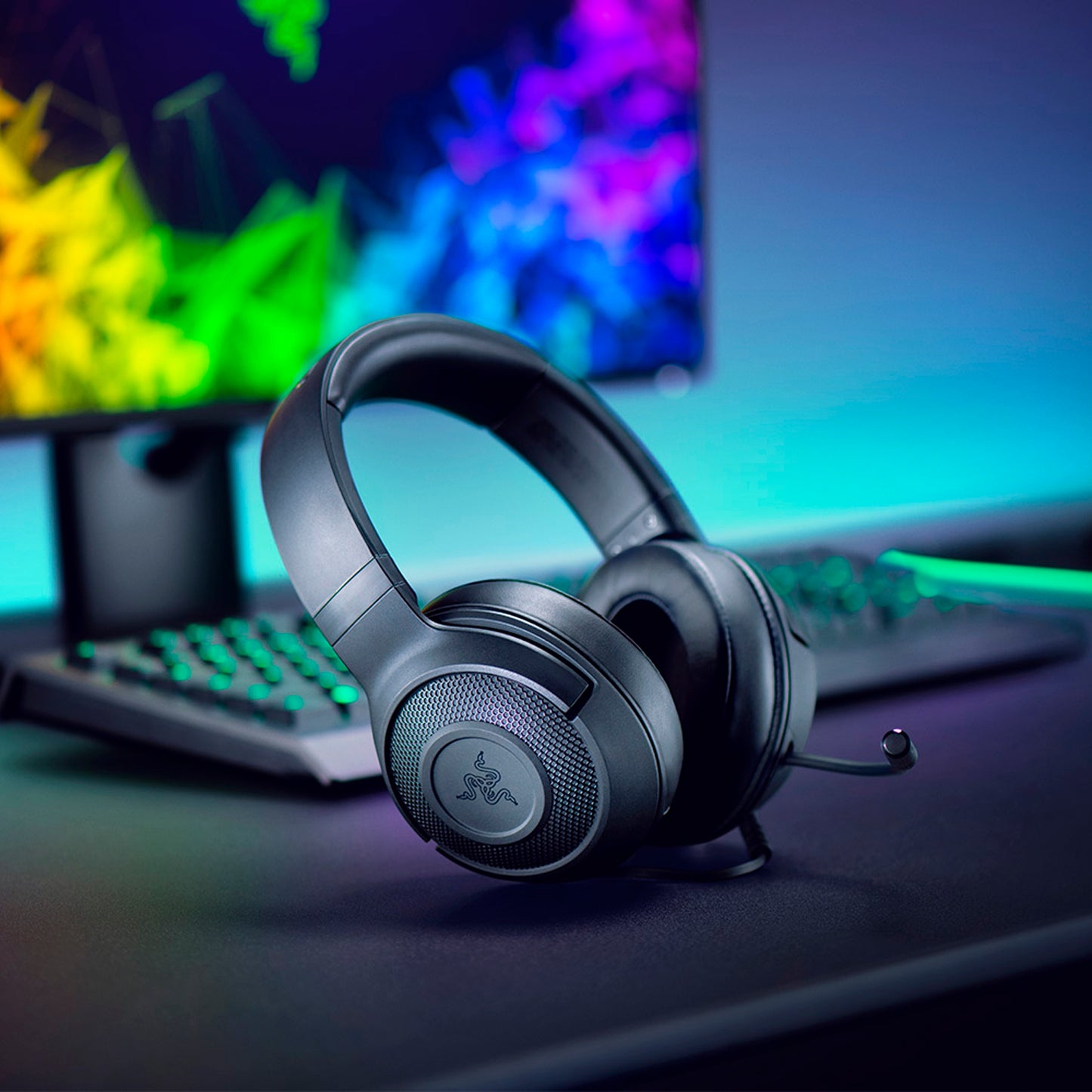 Audífonos Gamer Razer Kraken X Lite Black - Crazygames