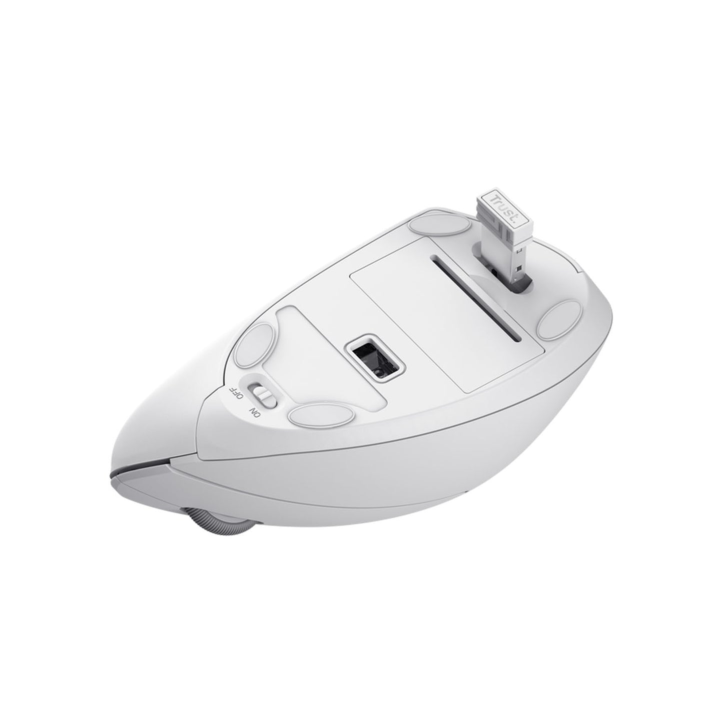 Mouse Vertical Ergonómico Inalámbrico Trust Verto WHITE