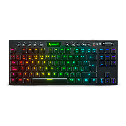 Teclado Gamer Redragon Horus TKL Black K621 Sw Red Wireless