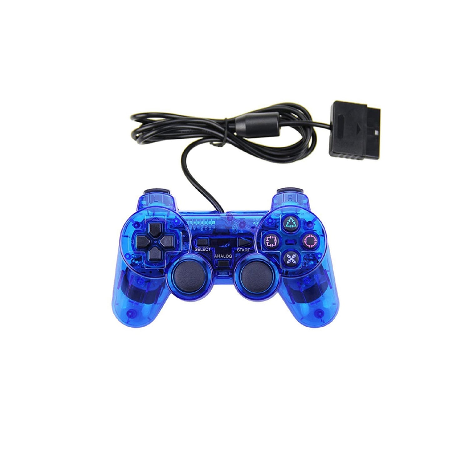 Joystick Compatible Ps2 Control Doble Shock Azul- Crazygames